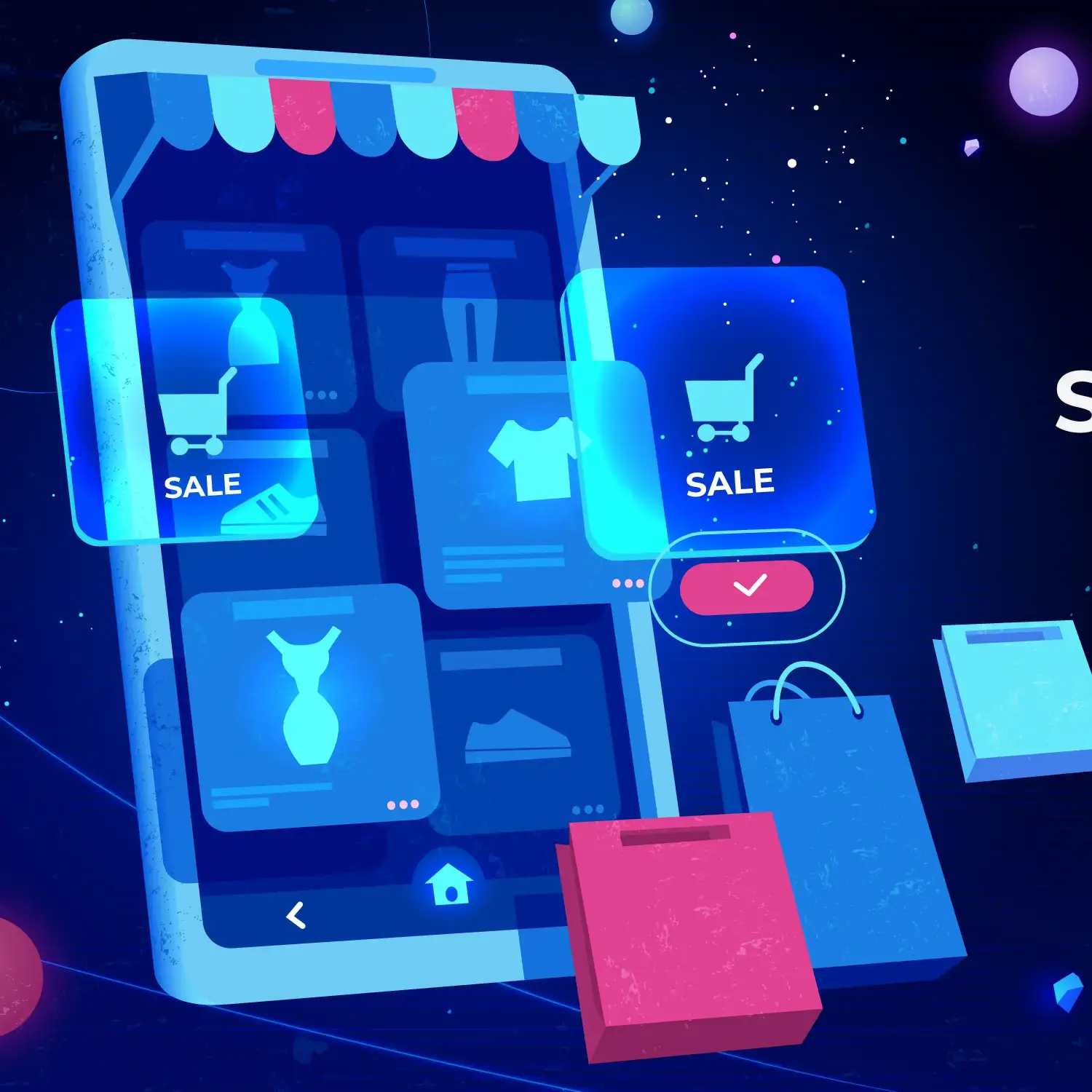 Logo online Shops